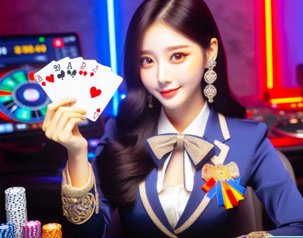 Antarmuka permainan Lightning Baccarat di aplikasi mobile istana 189 menampilkan taruhan dan dealer langsung